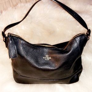 KATE SPADE Black Leather Shoulder Bag